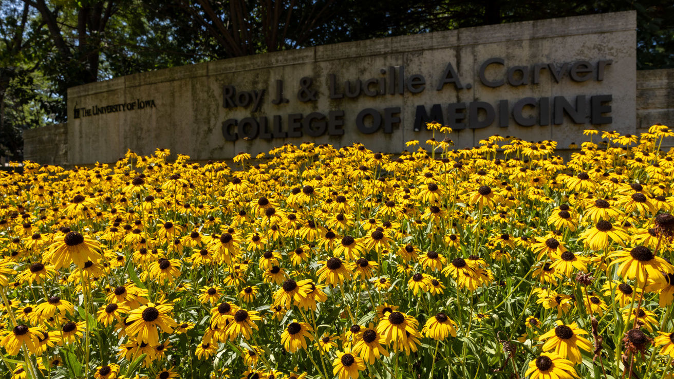 Carver College of Medicine Sign